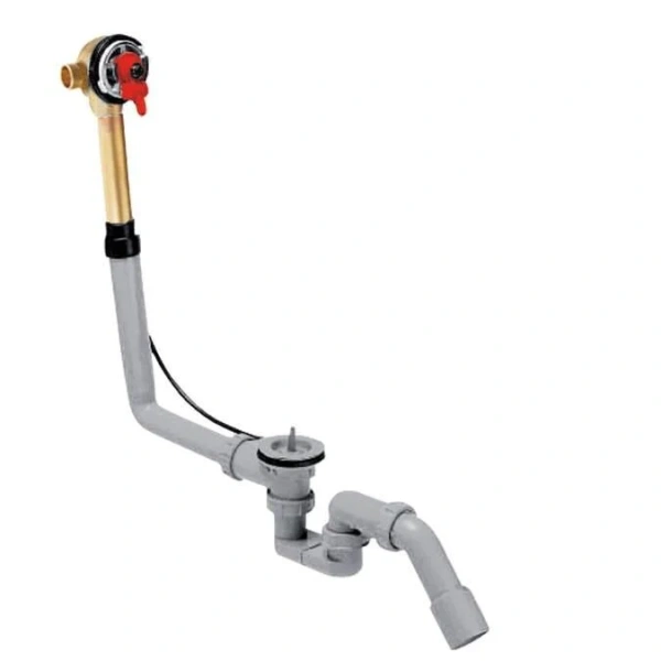 Слив-перелив Hansgrohe Exafill 58125180 с возможностью наполнения ванны