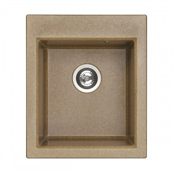 Мойка для кухни Акватон Линеа 43 см терракот, из искусственного мрамора - фото 3