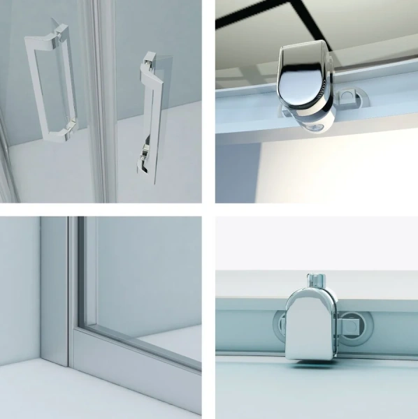 Душевая дверь в нишу IDDIS Zodiac 130 см стекло прозрачное - фото 4