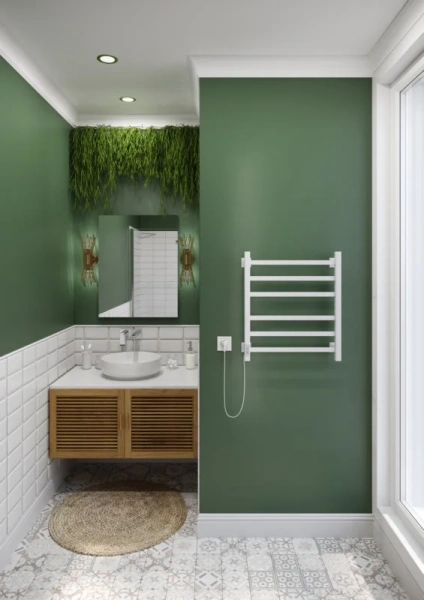 Полотенцесушитель электрический Ника Step 60х40 см ral9016 левый, современные, hi-tech - фото 2