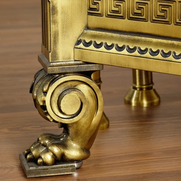 Ванна из искусственного камня Migliore Impero Affusto 180х87 см фурнитура хром - фото 3