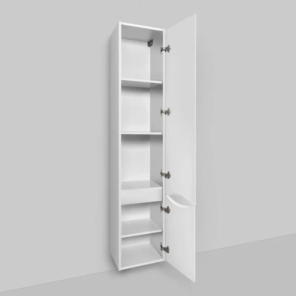 Шкаф-пенал подвесной Am.Pm Like 35 см левый белый, белые - фото 8