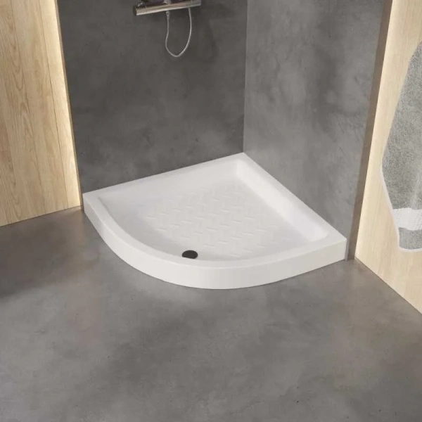 Душевой поддон RGW CER CR/R-099 90х90 см полукруглый, полукруглые, четверть круга - фото 4