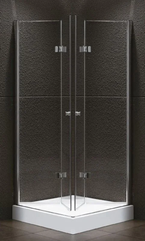 Душевой уголок Cezares Elena 90x90 см стекло прозрачное - фото 1