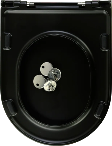 Крышка-сиденье с микролифтом Migliore Monaco черная, нет в наличии index_2 - фото 9