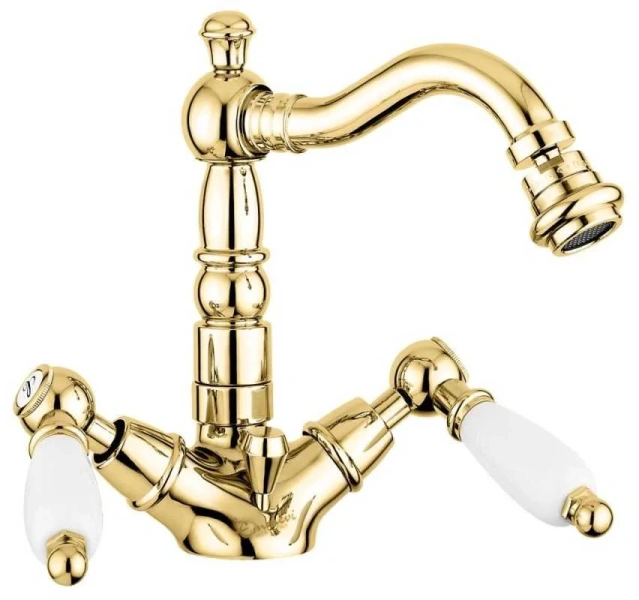 Смеситель для биде, золото, Emmevi Deco Ceramic - фото 4