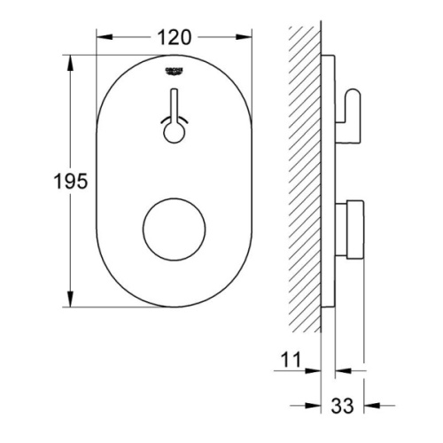 Смеситель для душа Grohe Eurosmart Cosmopolitan T 36321000 - фото 2