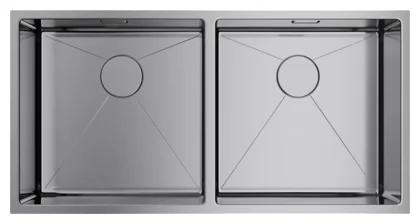 Мойка для кухни Omoikiri Taki 86-2-U/IF-IN 86 см нержавеющая сталь - фото 1