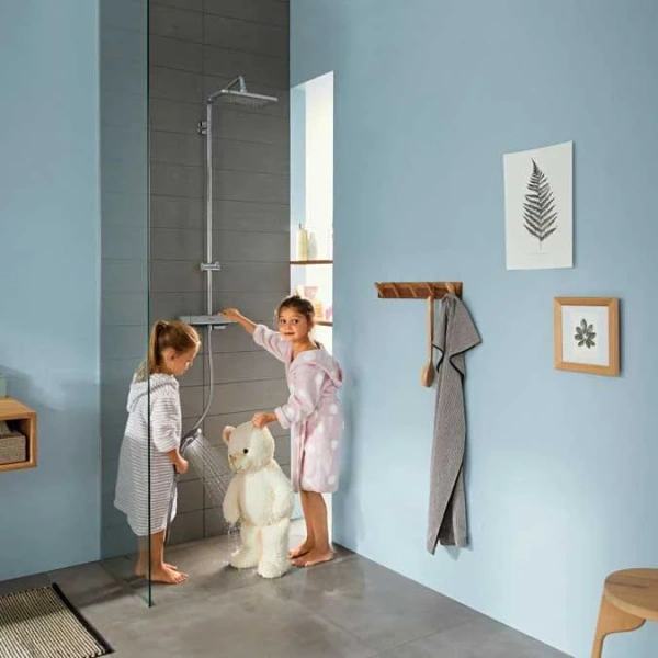Душевая стойка Hansgrohe Croma E с термостатом - фото 3