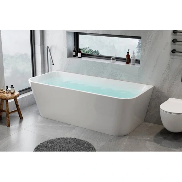 Ванна акриловая Royal Bath Riva RB610400CH, 180 x 80 см, цвет белый - фото 2