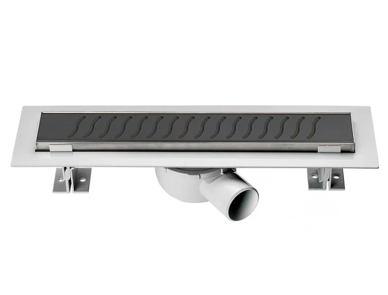 Душевой лоток Vincea Say Optima 75 см черный матовый/хром, хром, черые - фото 3