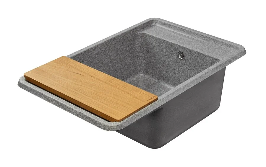 Мойка для кухни Акватон Беллис 78 см серая, нет в наличии - фото 8