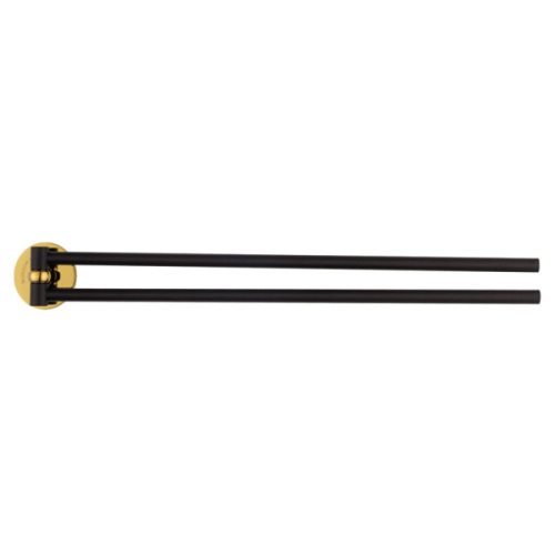 Полотенцедержатель Wonzon & Woghand Majestic черный/золото - фото 3