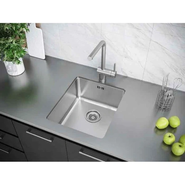 Мойка для кухни Paulmark Vista 38 см нержавеющая сталь - фото 3
