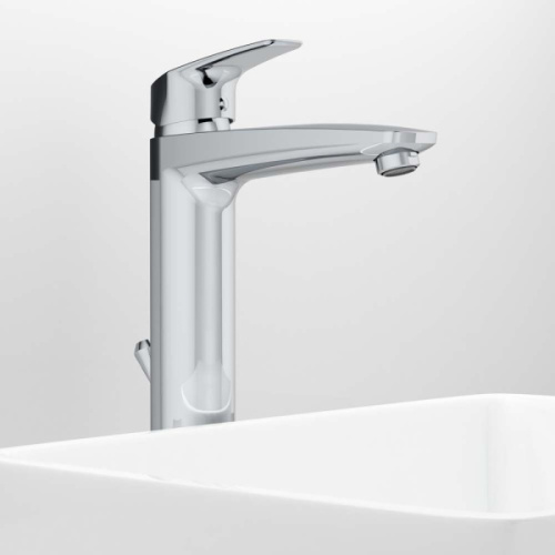 Смеситель для раковины AM.PM Gem с донным клапаном хром, на столешницу - фото 6