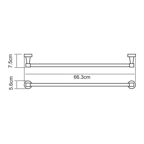 Полотенцедержатель WasserKRAFT Isen одинарный - фото 2