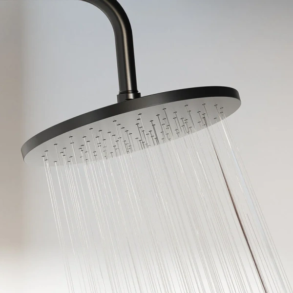 Душевая стойка Damixa Jupiter черная, рычажные - фото 6