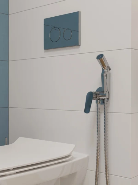 Гигиенический душ со смесителем Cersanit Flavis хром - фото 3