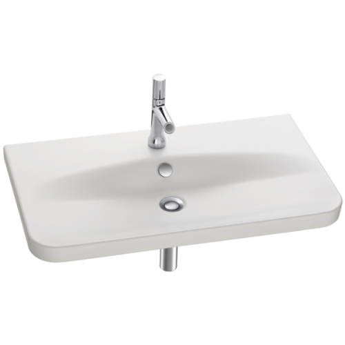 Раковина Jacob Delafon Replay 80 см белая - фото 1