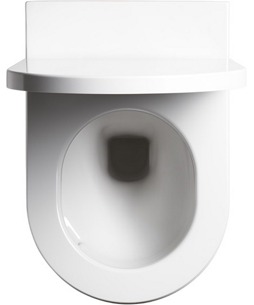 Унитаз подвесной Hatria Futura безободковый - фото 3