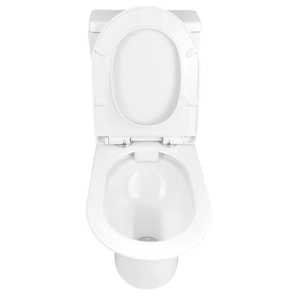 Унитаз компакт Azario Fretta New безободковый - фото 4