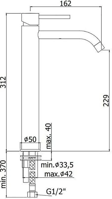 Смеситель для раковины Paffoni Light LIG081 высокий - фото 3