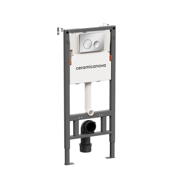 Инсталляция для унитаза Ceramica Nova Balance с клавишей хром глянец - фото 3