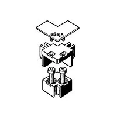 Набор комплектующих угловой для душевого лотка Viega Advantix Vario 711757, в наличии - фото 2