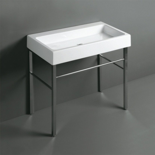 Раковина, цвет белый матовый, Simas Frozen U 90 BI MATT index_1 - фото 4