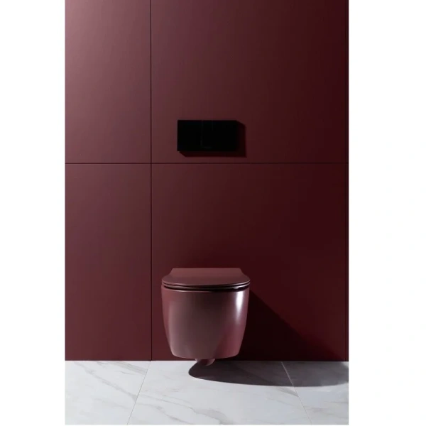 Унитаз подвесной Allen Brau Fantasy бордо, керамика - фото 8
