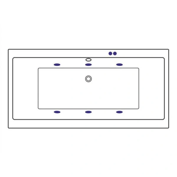 Ванна гидромассажная Excellent Pryzmat Soft 190 x 90 см, белый/бронза, WAEX.PRY19.SOFT.BR - фото 3