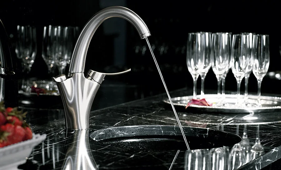 Смеситель для кухни Jacob Delafon Carafe однорычажный, хром, высокие, округлая форма, для питьевой воды с фильтром - фото 5