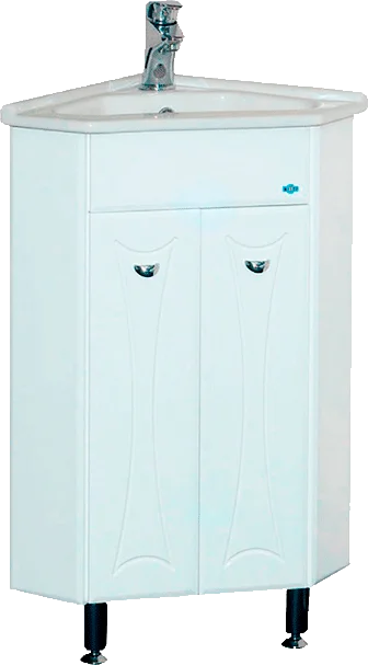 Тумба под раковину напольная Misty Лотос 40 см угловая - фото 1