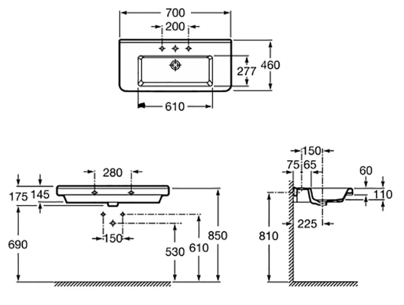 Раковина Roca Dama-N 327782000 - фото 2