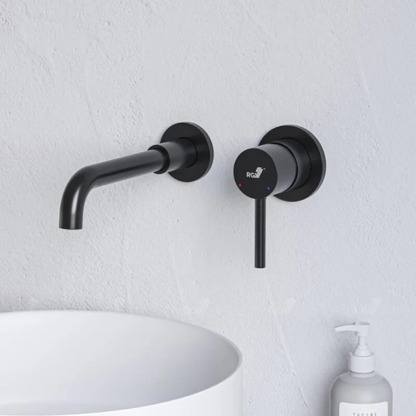 Смеситель для раковины RGW Shower Panels SP-47B черный - фото 3