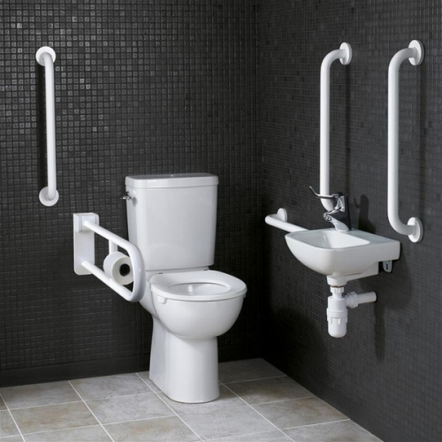 Поручень для ванной Ideal Standard Contour S6454 опорный прямой, настенные - фото 5