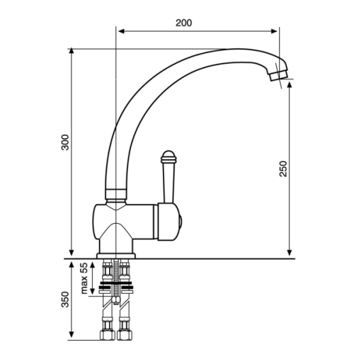 Смеситель для кухни Emmevi Laguna 4077 - фото 4