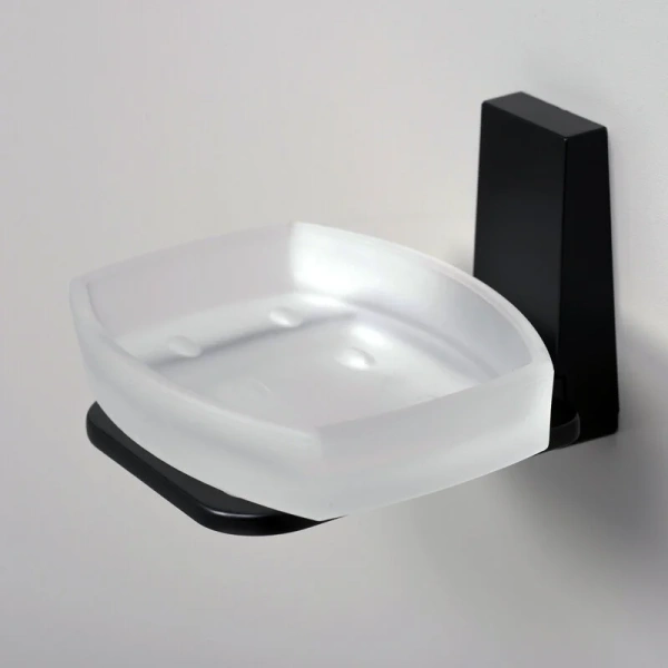 Мыльница WasserKRAFT Abens черная - фото 3