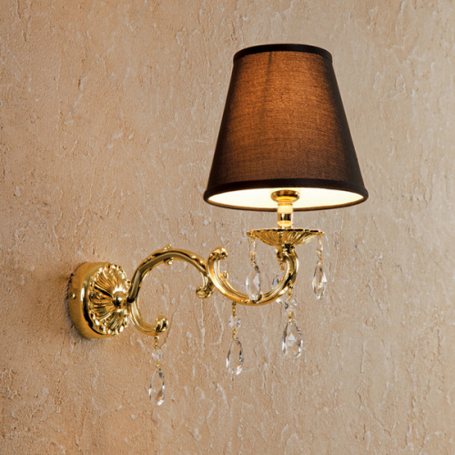 Светильник для ванной, крепление к стене, абажур чёрного цвета, La Beaute LU10N.M index_1 - фото 3