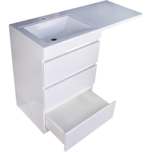 Тумба под раковину напольная Style Line Даллас 38 см белая, 40 см - фото 6