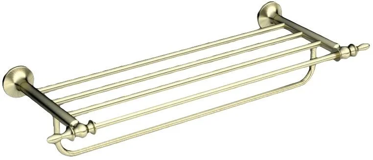 Полка-полотенцедержатель для ванной, бронза, Art&Max Bohemia - фото 2