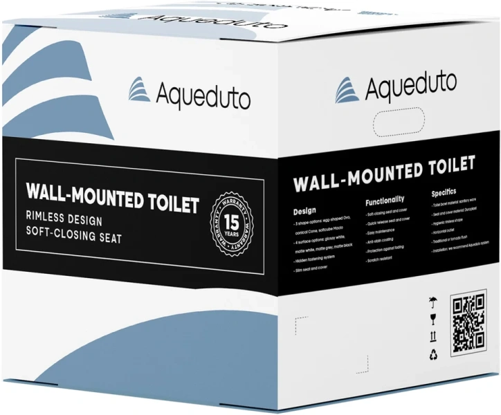 Унитаз с инсталляцией Aqueduto Ovo клавиша белая глянцевая, в наличии index_6 - фото 21