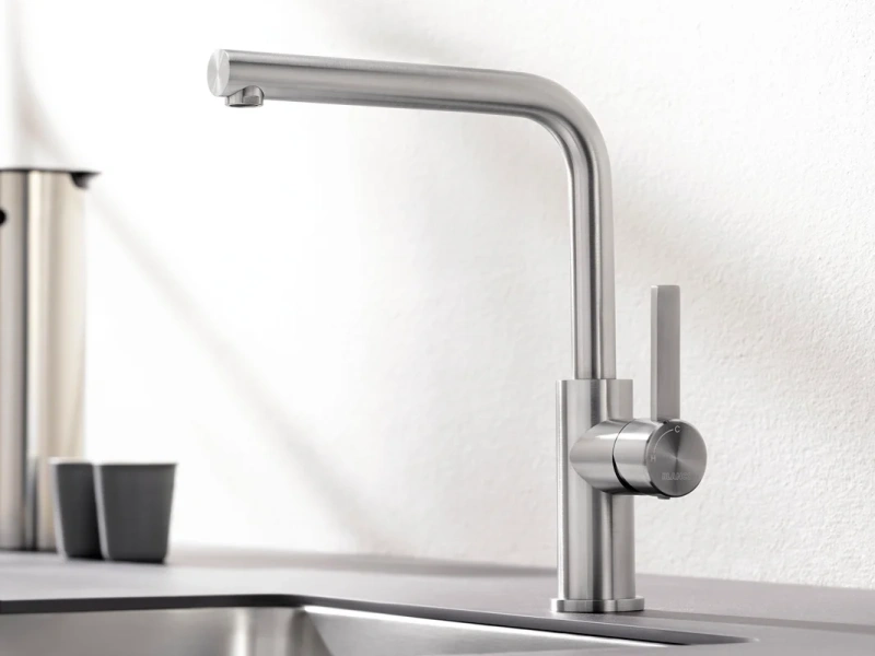 Смеситель для кухни Blanco Lanora нержавеющая сталь, с поворотным изливом - фото 7