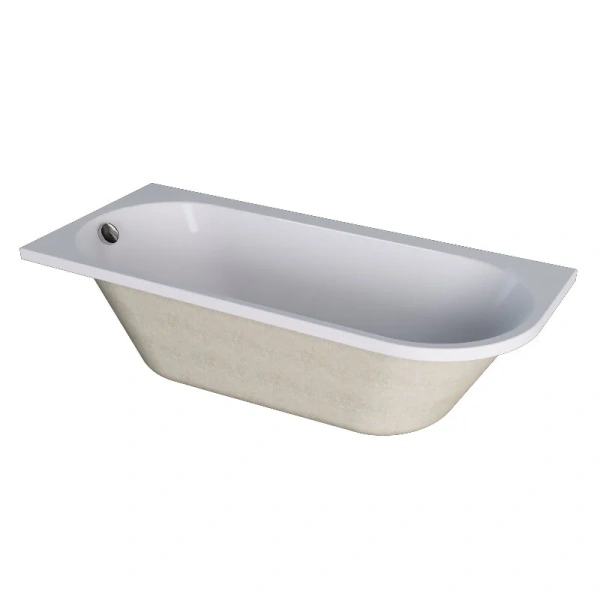 Ванна акриловая 1MarKa Alisa 01али1775лкс2+/01али1775пкс2+, 170 x 75 см, левая/правая, цвет белый, белые - фото 8