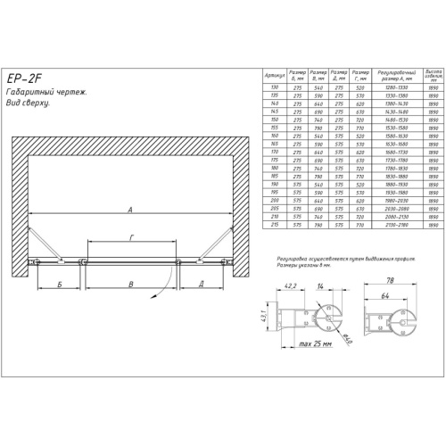 Схема, 160 см - фото 3