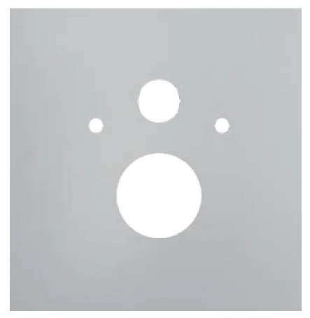 Нижняя стеклянная панель для установки стандартного унитаза, цвет белый, Tece TECElux 9650100 - фото 1