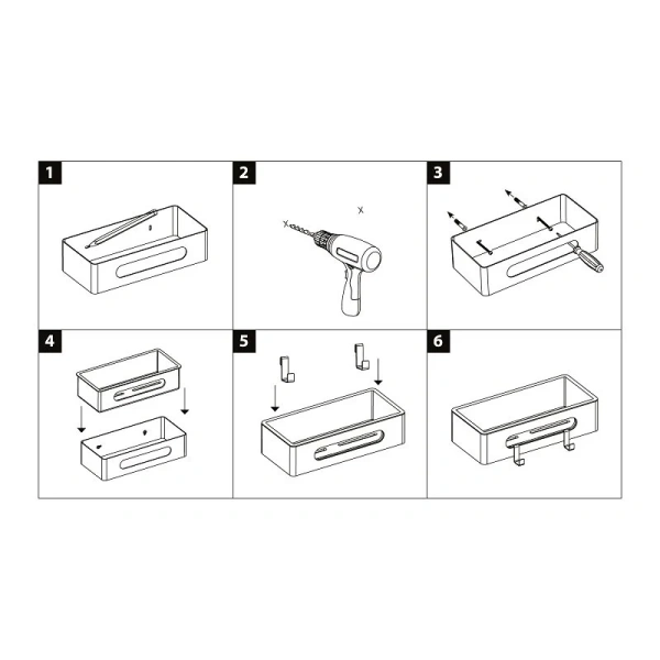 Полочка для ванной Lemark Shelf Line черная, нет в наличии - фото 6