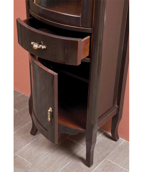 Шкаф-пенал для ванной La Beaute Nora CNO, напольные - фото 5