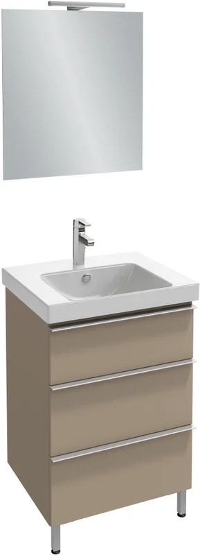 Раковина Jacob Delafon Odeon Up 60 см подвесная, прямоугольной формы, тюльпан - фото 5