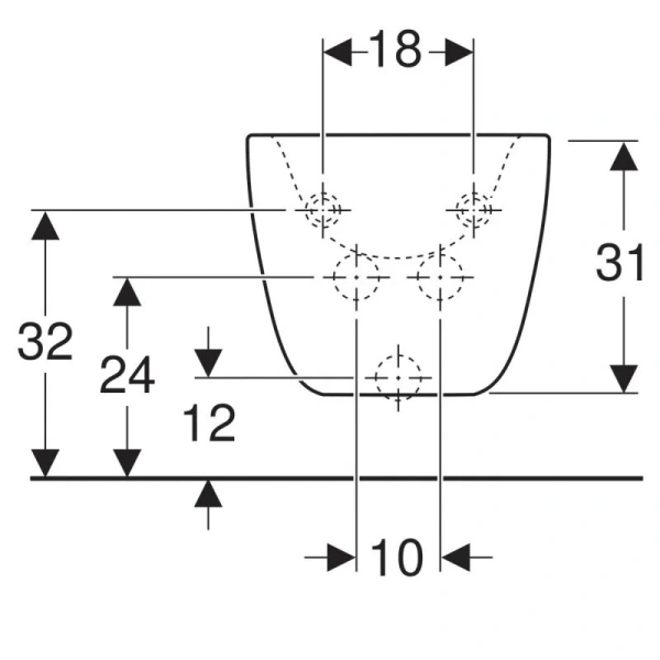 Биде подвесное Geberit Citterio белое, подвесные index_1 - фото 9